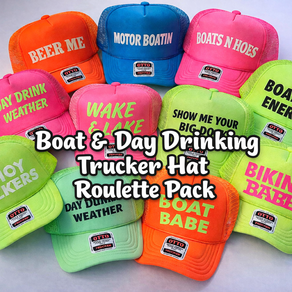 Boating + Day Drinking Truck Hat Roulette Pack