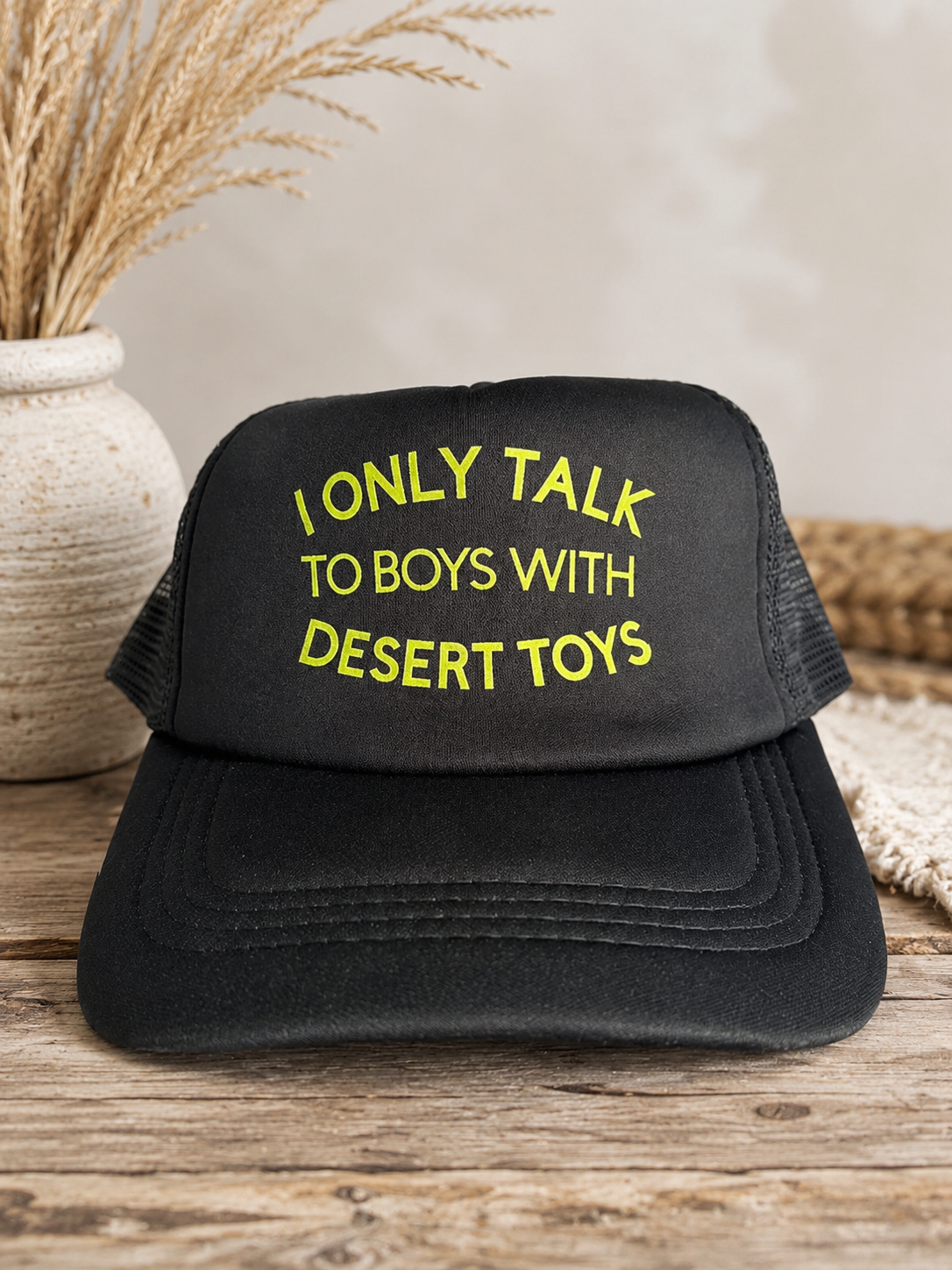 I Only Talk To Boys With Desert Toys (Neon Green) - Minor Cosmetic Imperfection
