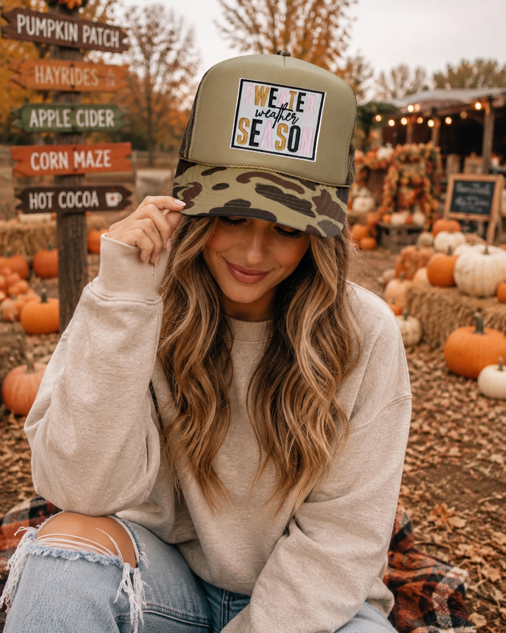 Sweater Weather Season - Trucker Hat