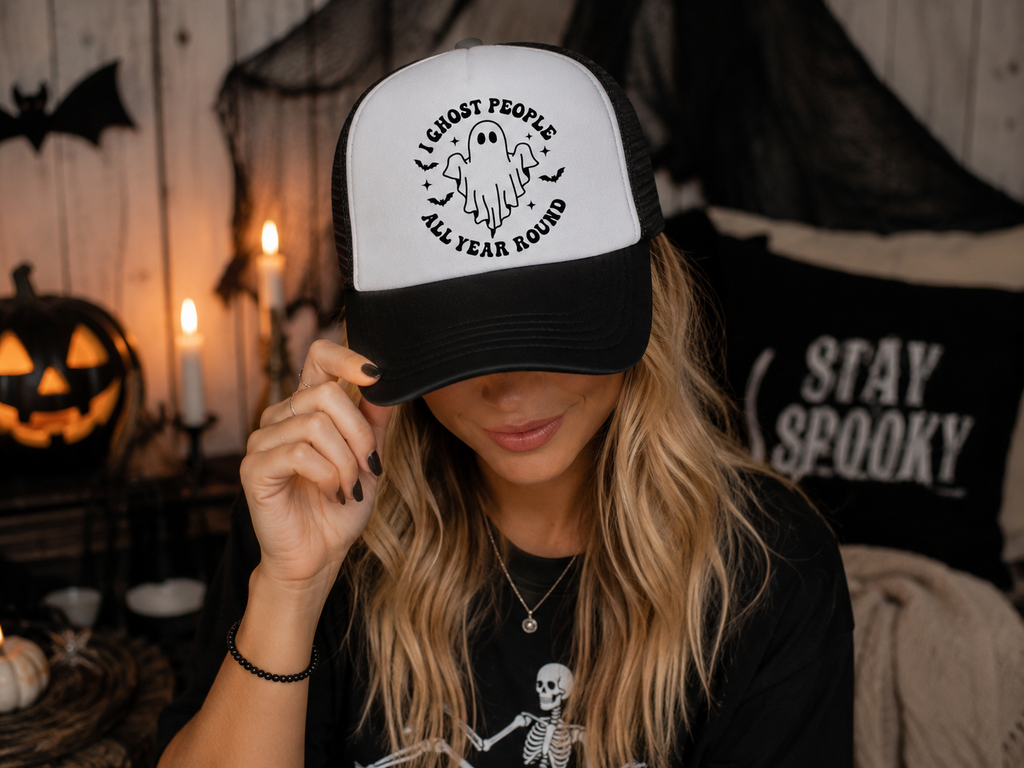 I Ghost People Year Round - Trucker Hat