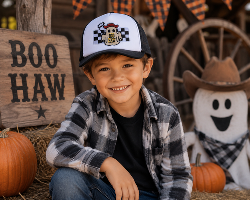 Boo Haw Trucker Hat  - Youth