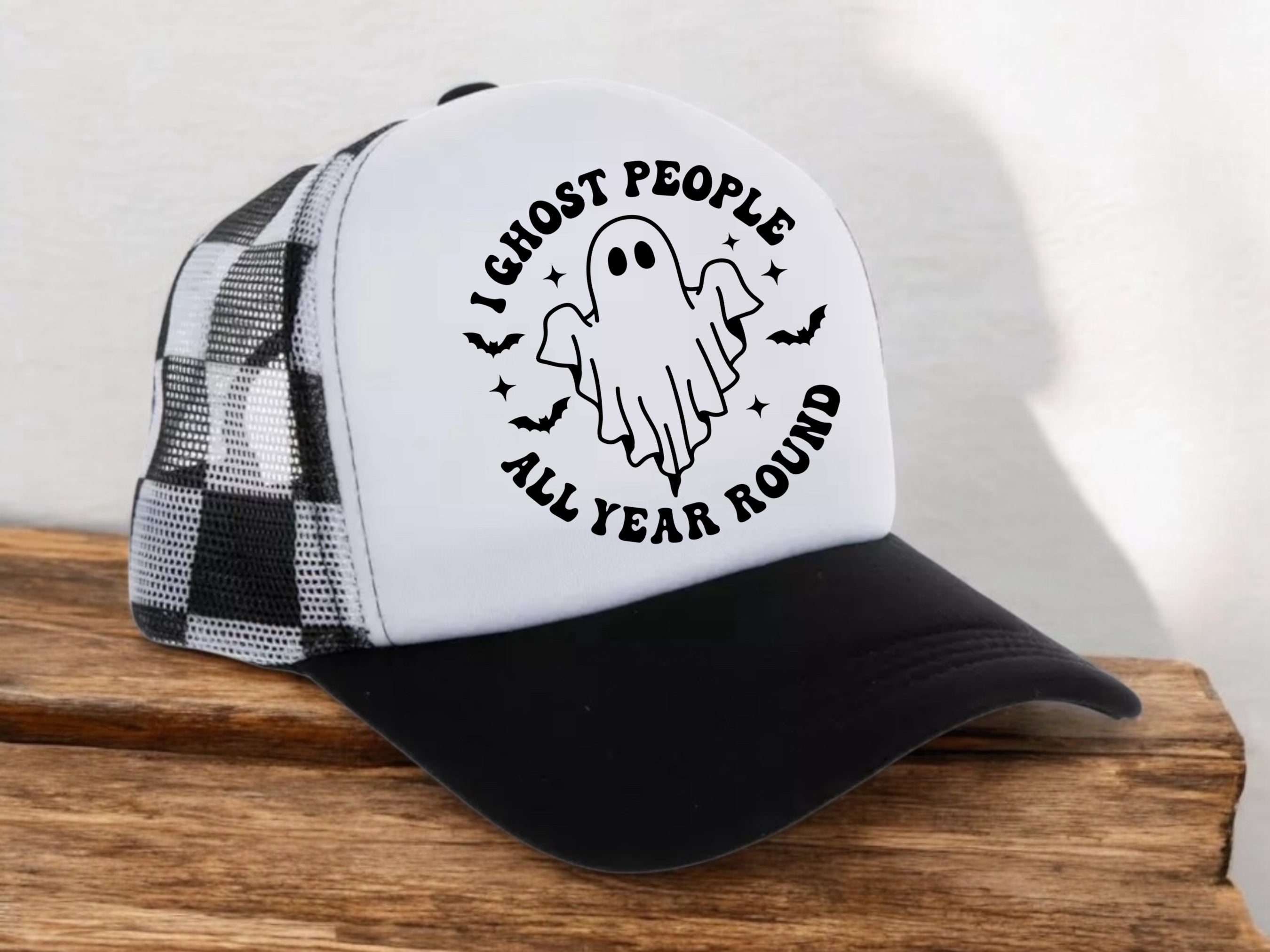 I Ghost People Year Round - Trucker Hat