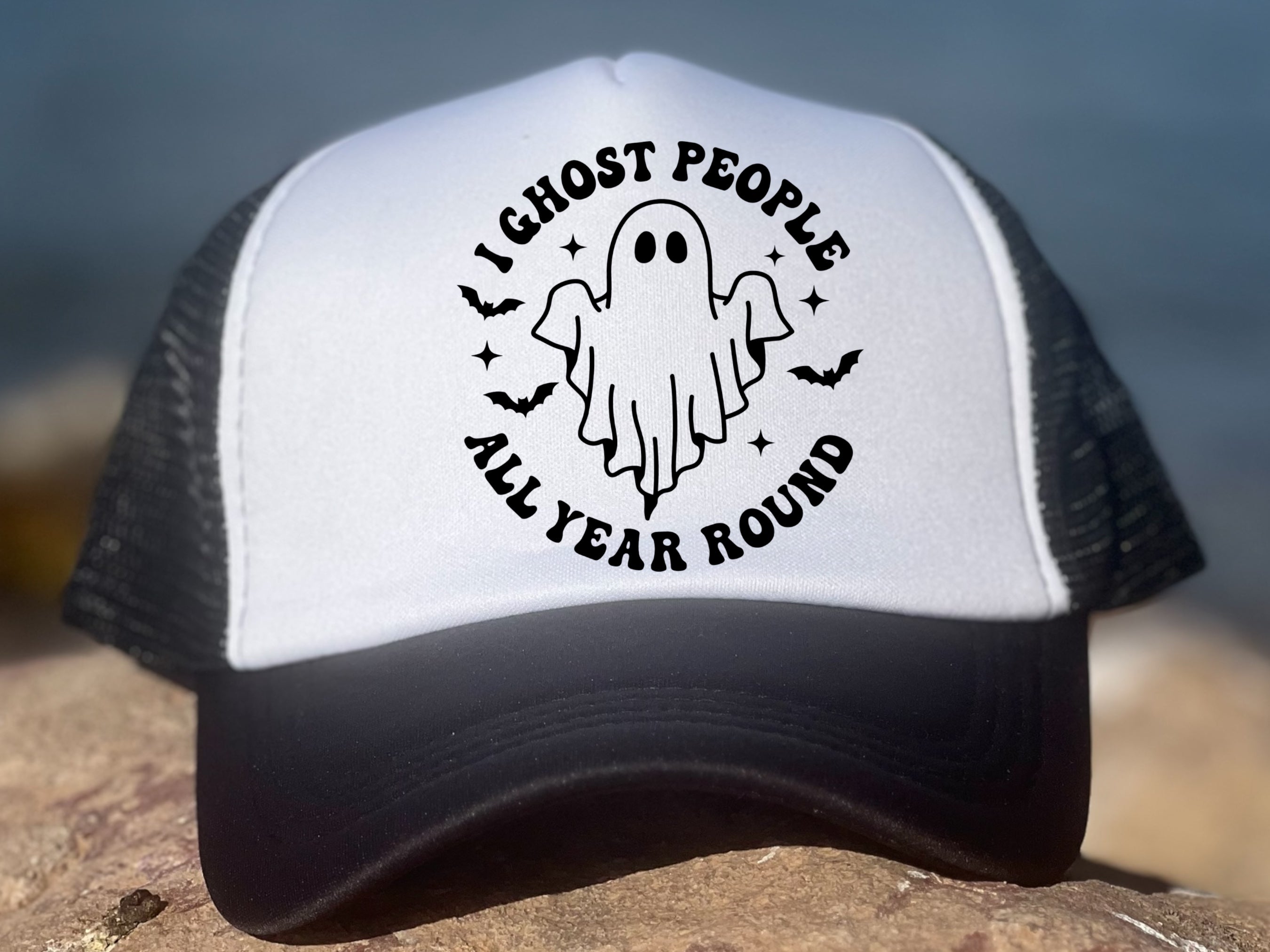 I Ghost People Year Round - Trucker Hat