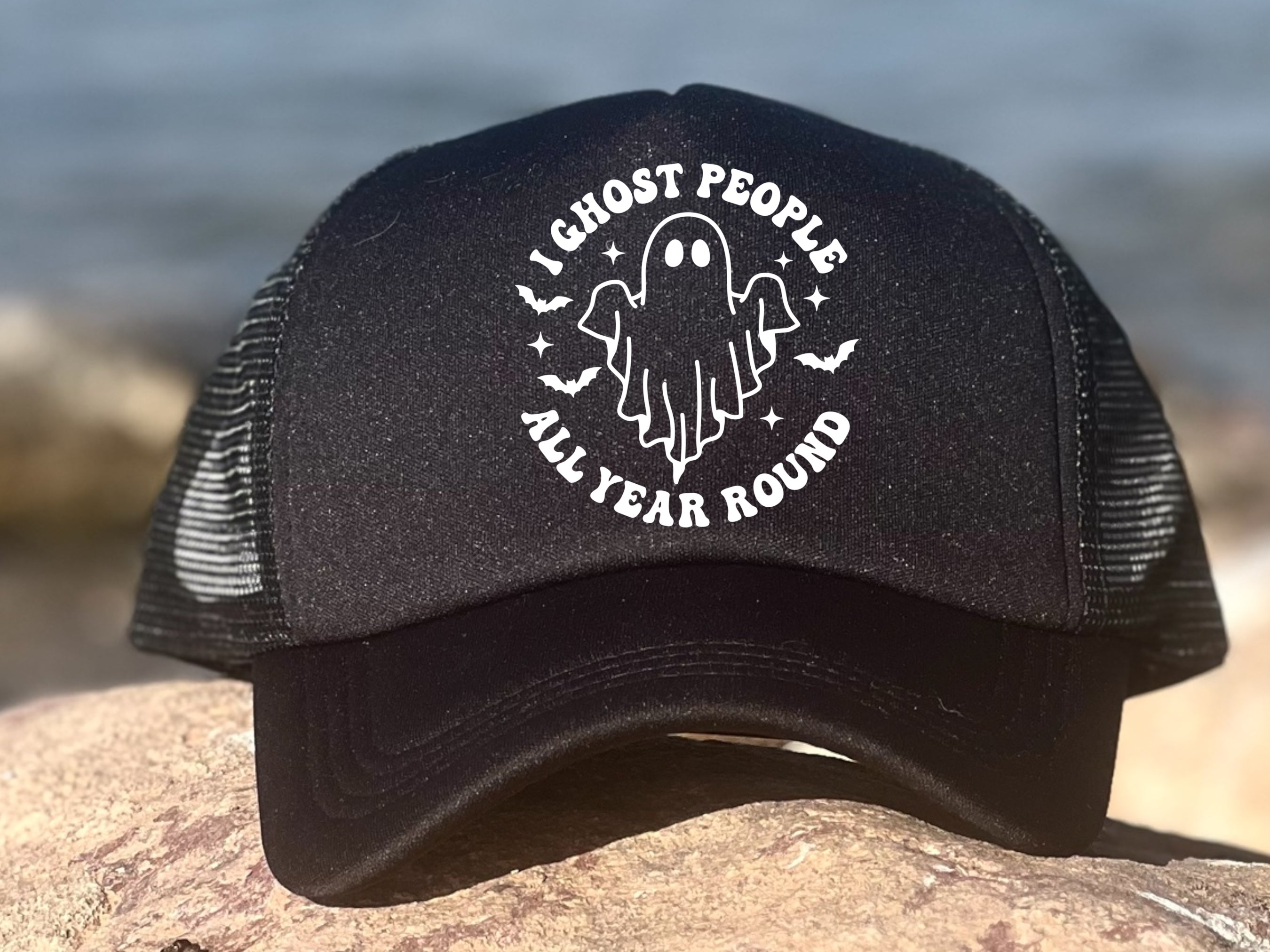 I Ghost People Year Round - Trucker Hat