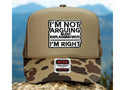I'm Not Argueing