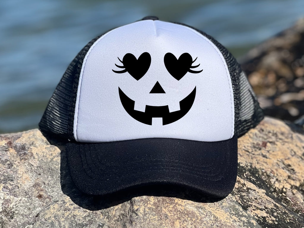 Girly Jack-o-Lantern Hat - Youth