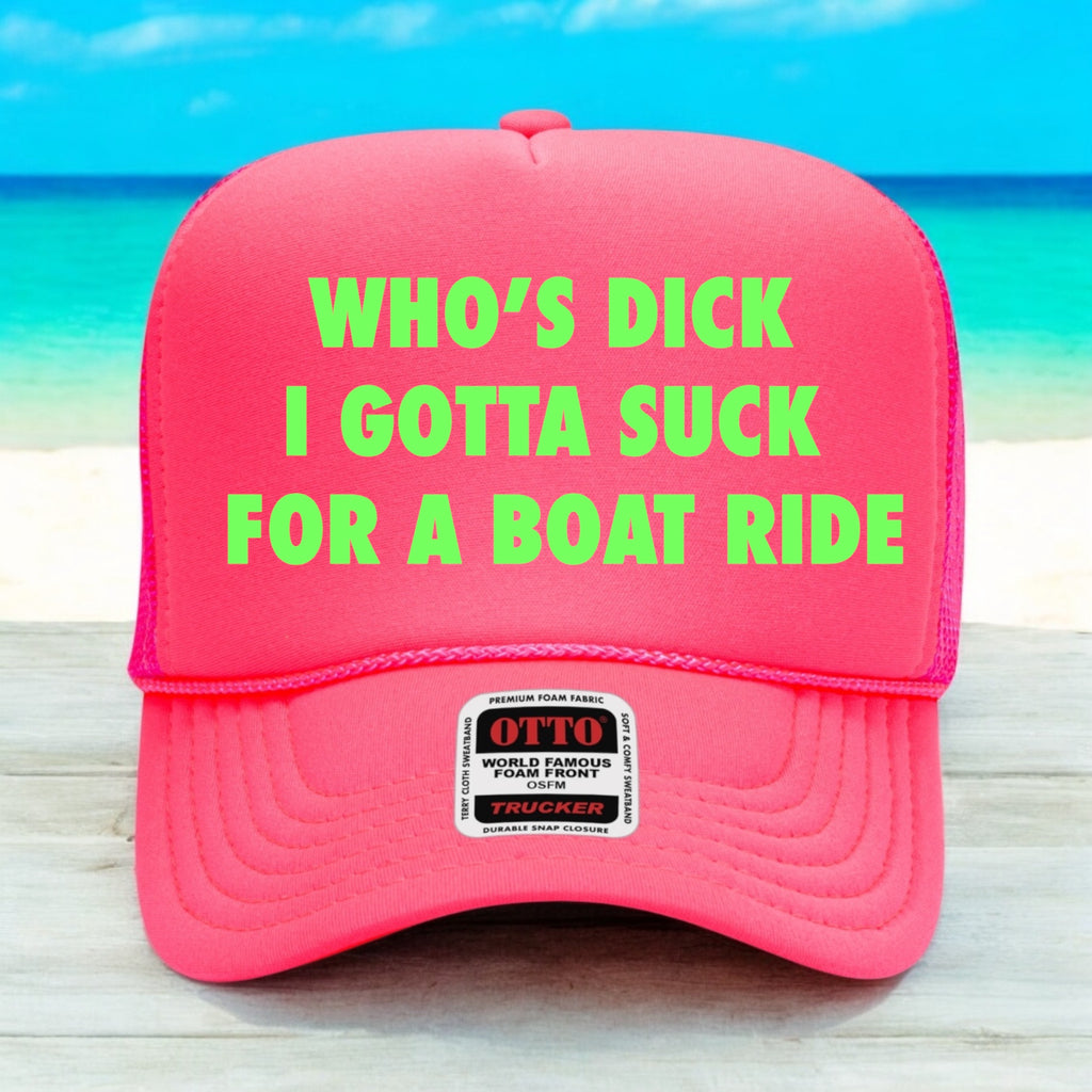 Who's D*ck I Got To Suck For A Boat Ride